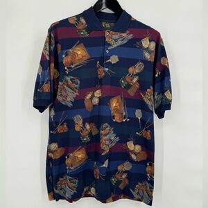 Bobby Jones size M Sportsman Shirt, Golf, Fly Fishing, Travel &‎ Tennis PoloEVC